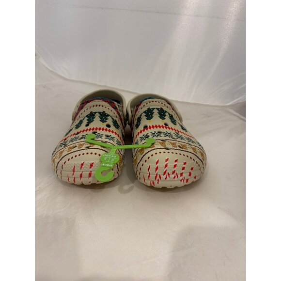Crocs Christmas shoes sandals with fur NWT sz 11 212050-2Y2 brand new main image 6